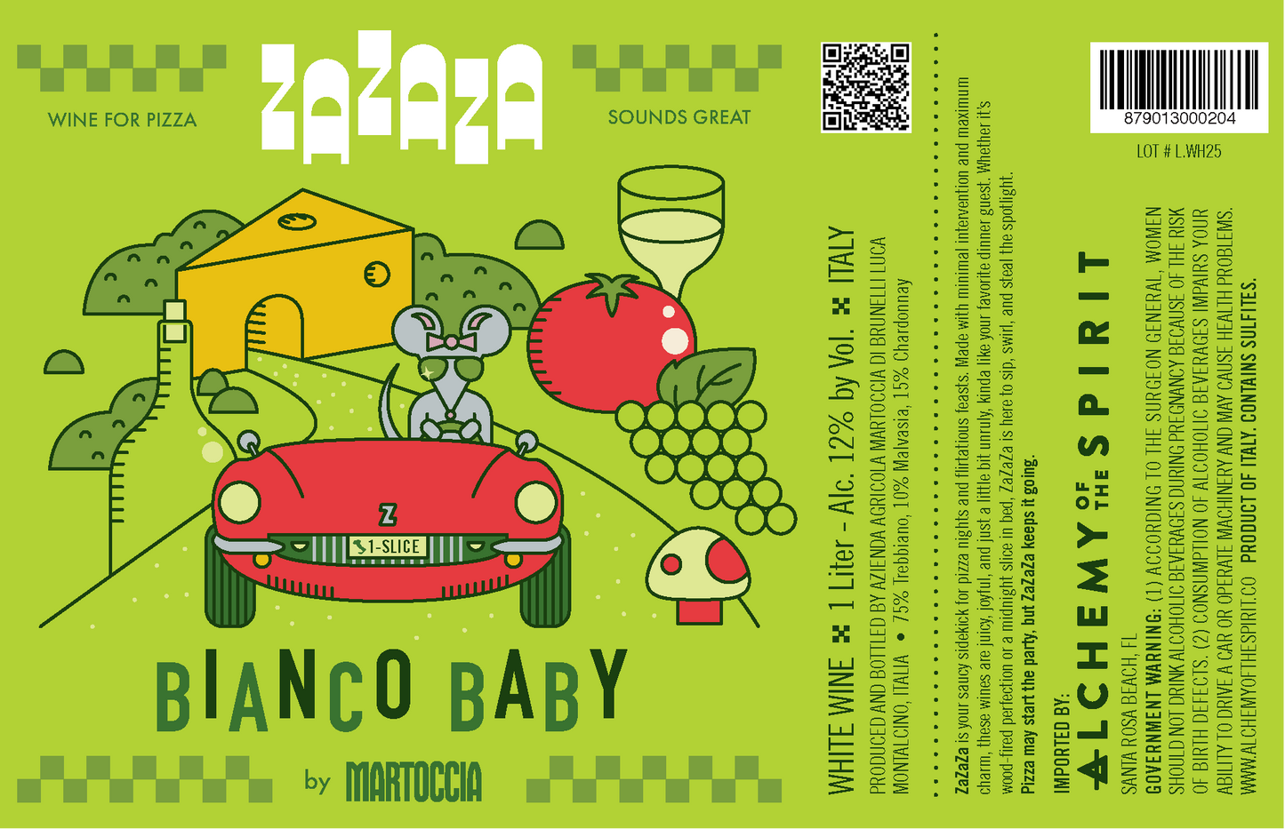 ZaZaZa 'Bianco Baby' by Martoccia (1L)