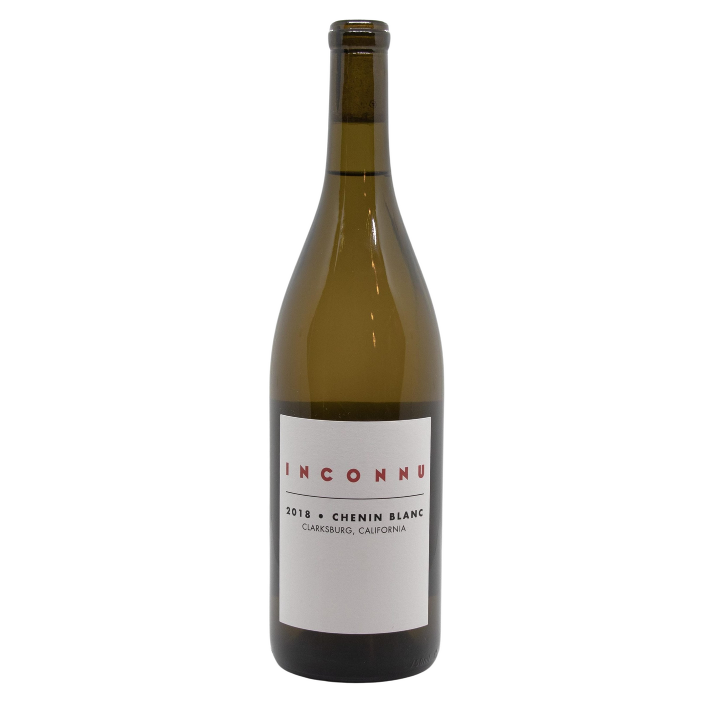 Inconnu Chenin Blanc, Clarksburg 2018 (750ml)