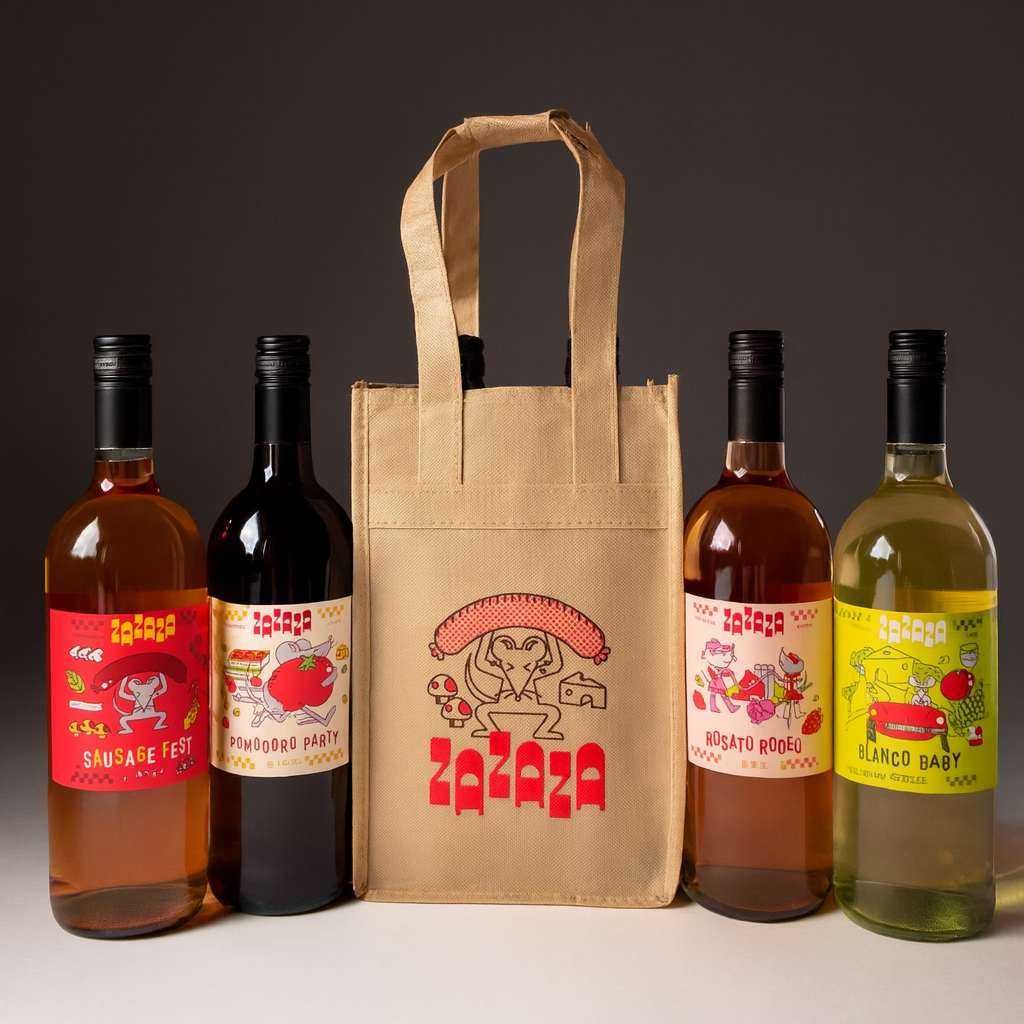 Zazaza 4-Pack Wine Tote