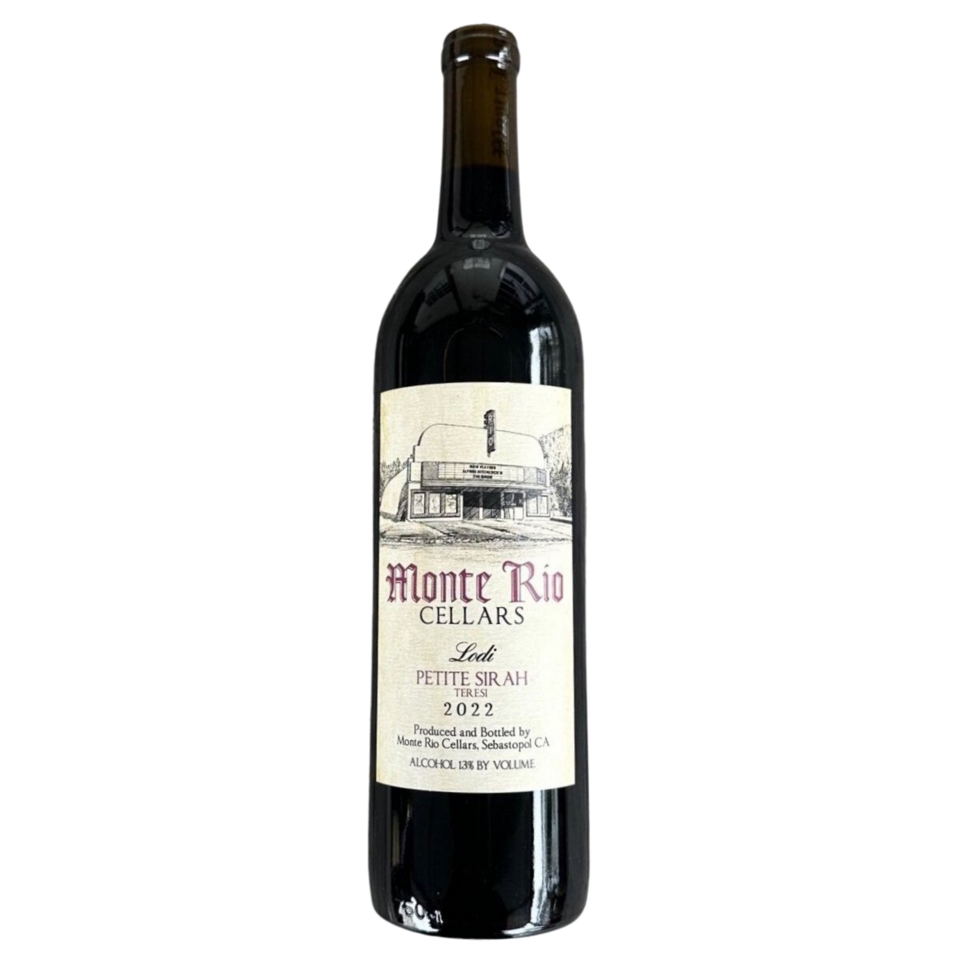 Monte Rio Petite Sirah ’Teresi’ Lodi 2022 (750 ml) – Alchemy of the Spirit