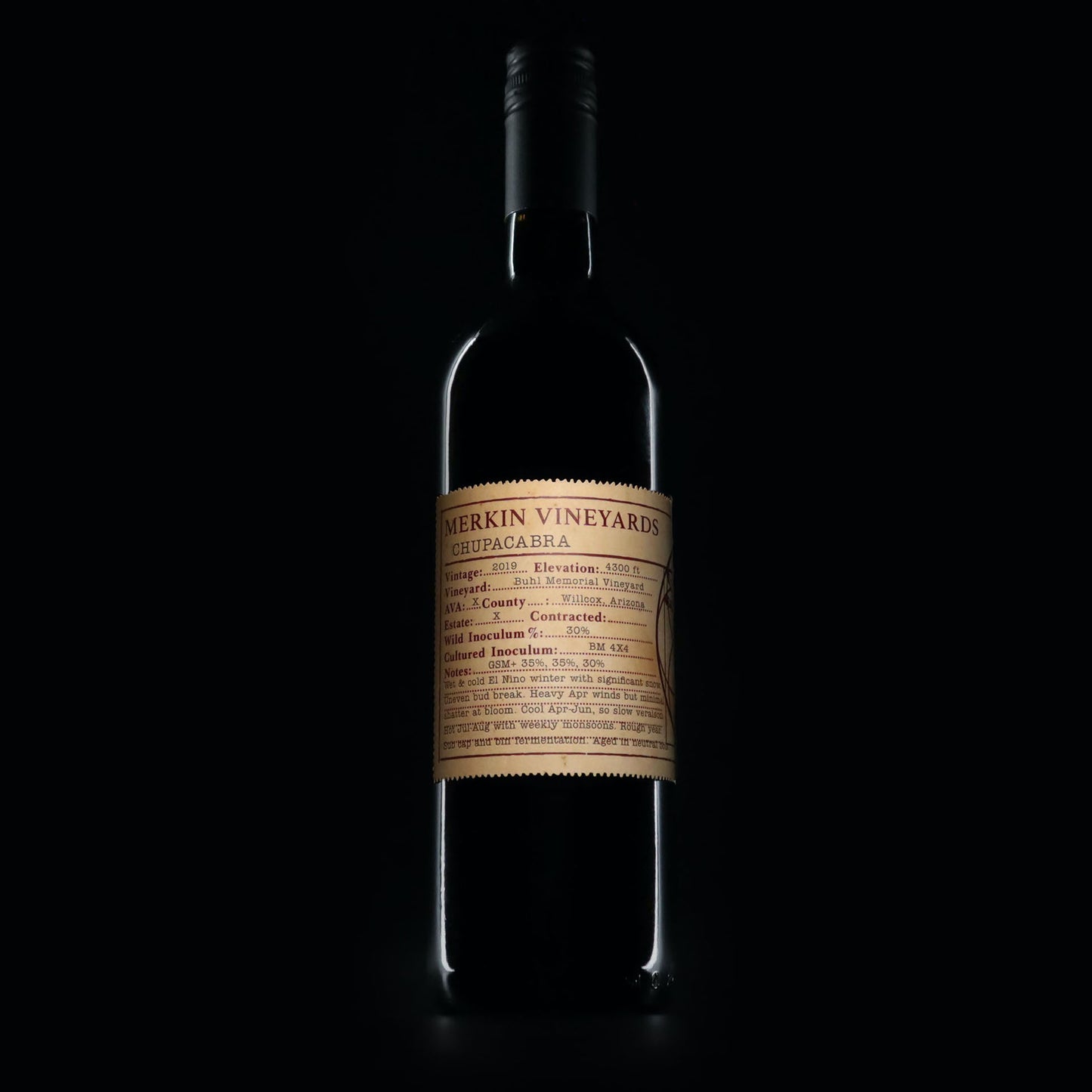 Merkin Vineyards Chupacabra Red 2021 (750 ml)
