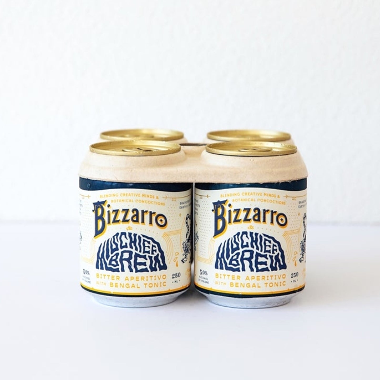 Delinquente Bizzarro & Mischief Brew Tonic Can (250 ml) - Half Case (24 cans)