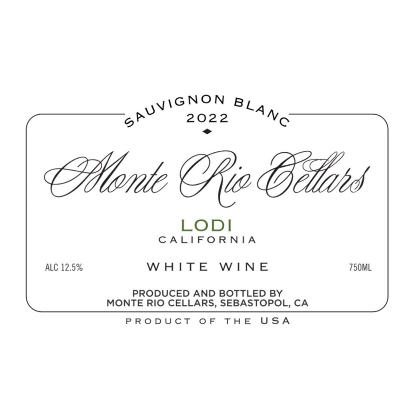 Monte Rio Sauvignon Blanc 2022 (20L Keg)