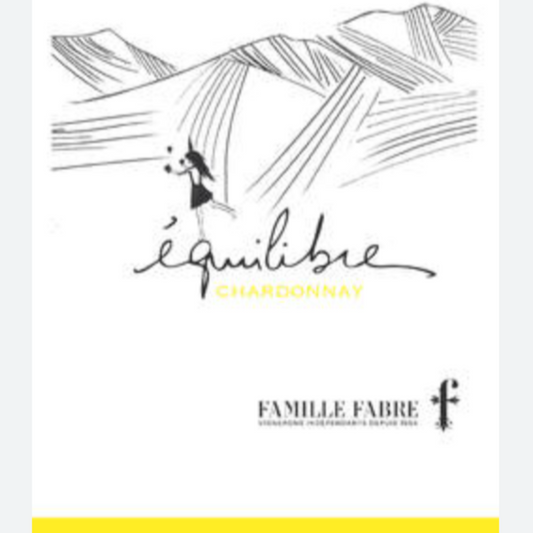 Famille Fabre Équilibre Chardonnay 2022 (750ml)