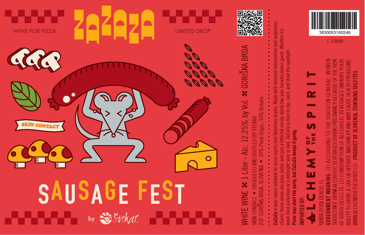 ZaZaZa 'Sausage Fest' Skin Contact by Stekar (1L)